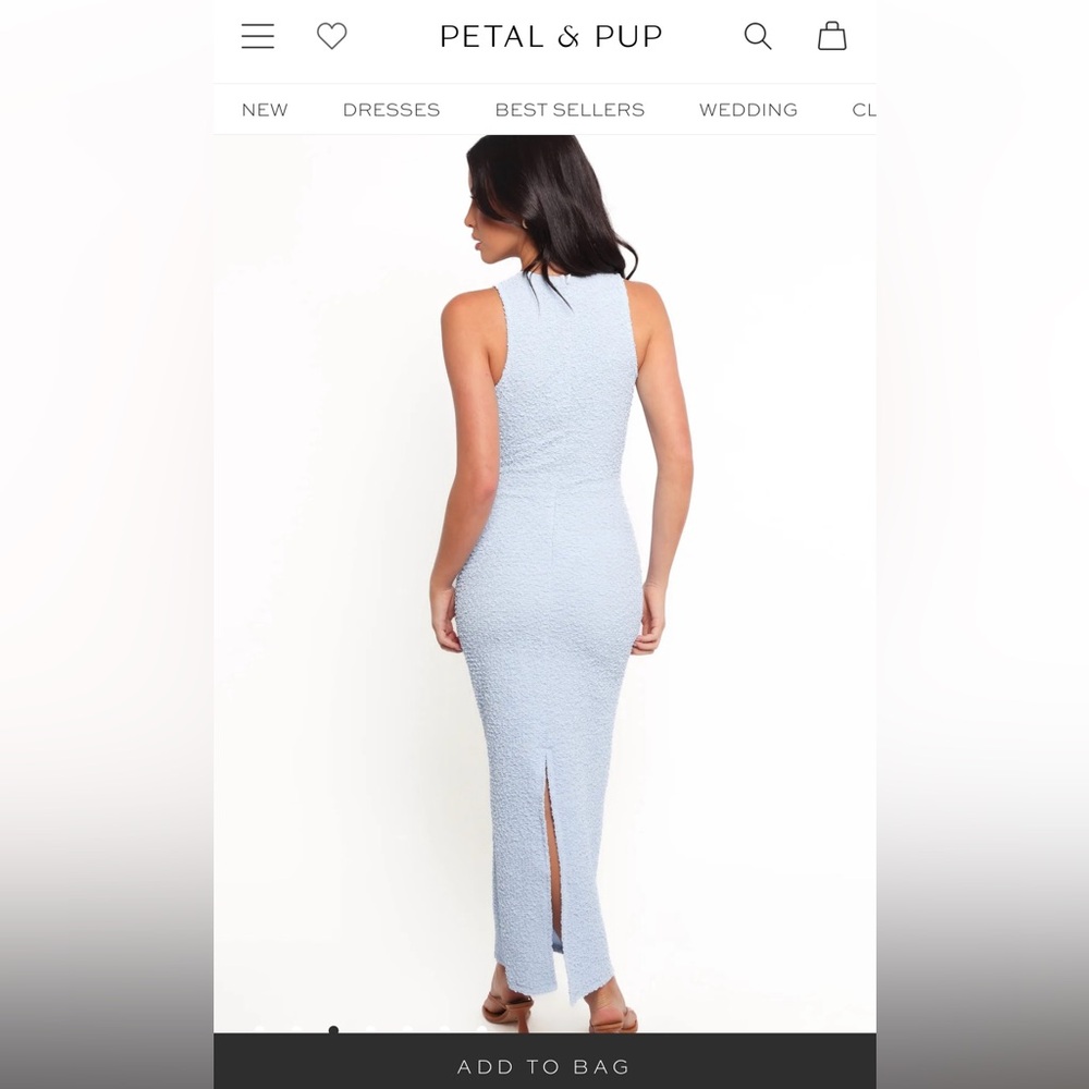 Petal & Pup Light Blue Maxi Dress - Picture 2 of 8